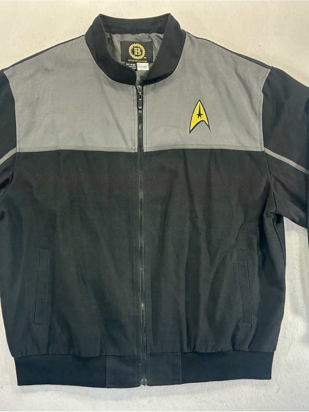 Star Trek "To Boldly Go" Canvas Jacket with Starfleet Insignia XXL